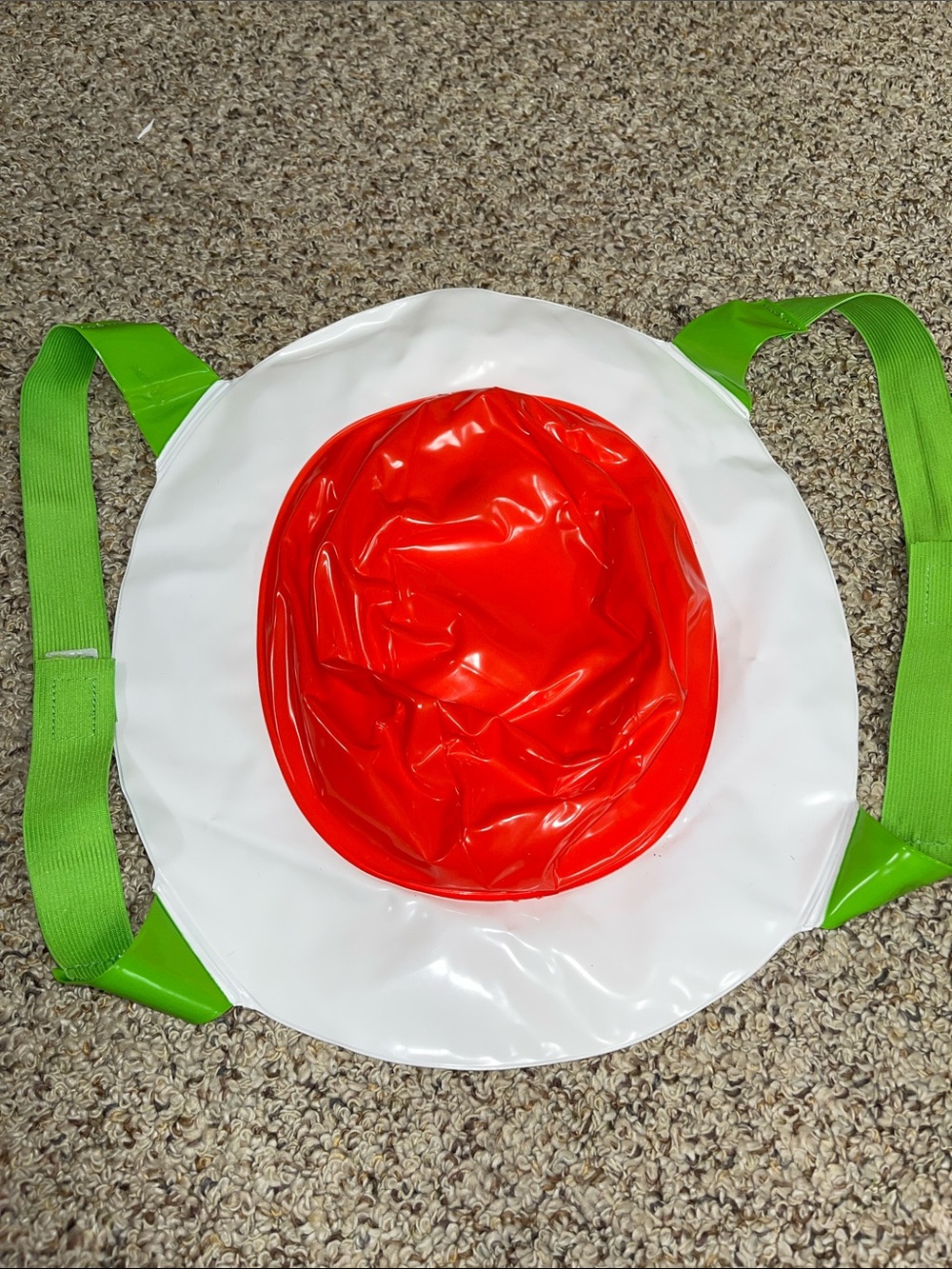 Nintendo Yoshi Plush Hat and Red Shell Backpack Straps - Green White Red - Picture 6 of 7